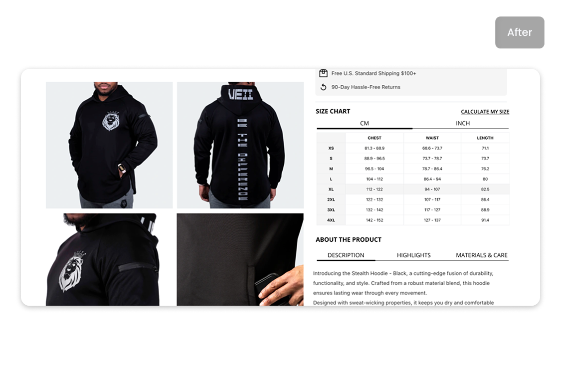 Before design version